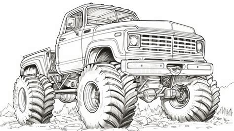 Coloring Pages Of Ford Trucks