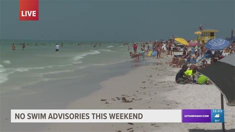 'No swim' advisories issued for Manatee County beaches | wtsp.com