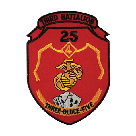 3rd Battalion 25th Marines 4th Marine Division Patch Sgt Grit