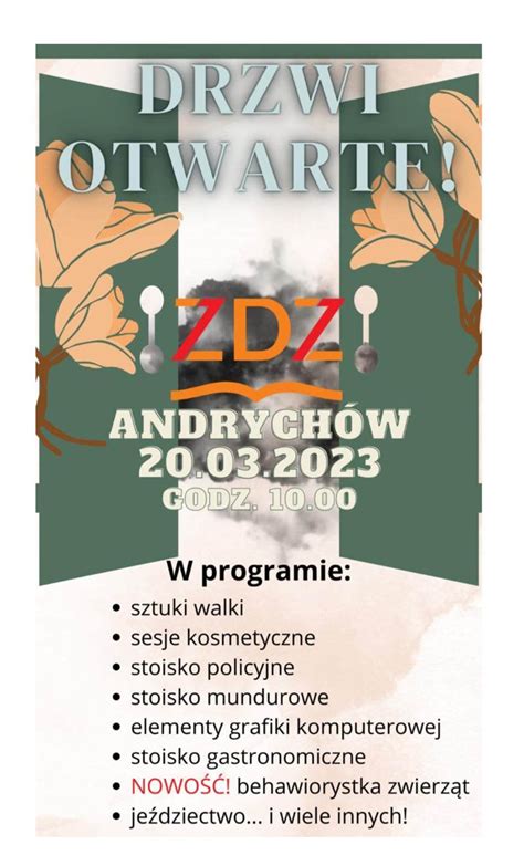 ZDZ W Andrychowie I Wadowicach Zaprasza Na Dni Otwarte