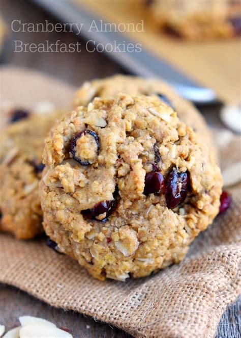 Cranberry Almond Breakfast Cookies Mom On Timeout