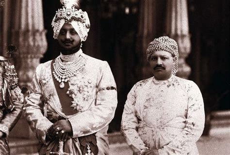 His Highness Maharaja Bhupinder Singh Of Patiala State With Maharaja