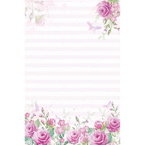 Papel Estampado De Carta C Un Cole O Rosas Litoarte