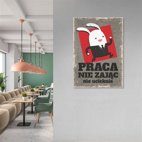 Metal Poster Praca Nie Zaj C Steelposter