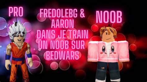 Je Train Un Noob Sur Bedwars Youtube