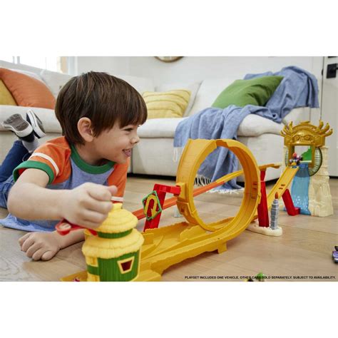 Pista Carrera En La Selva Hot Wheels The Super Mario Bros Movie DelSol