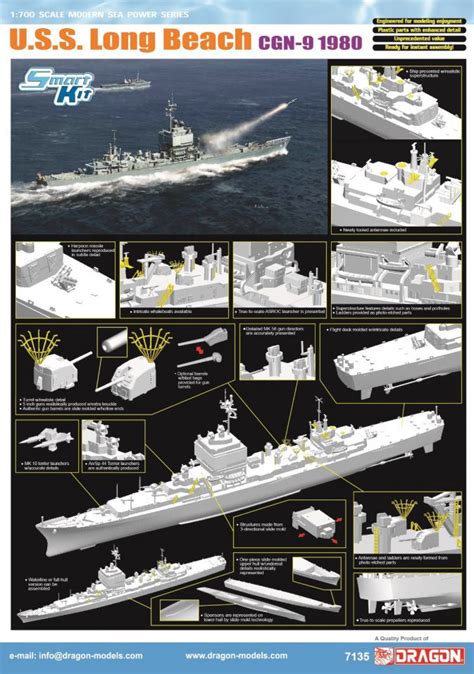 Sea Models & Kits Toys 1/700 Dragon Coronado LCS-4 Model Kit Cyber ...