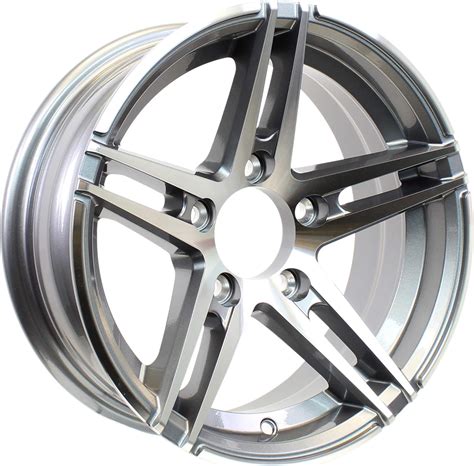 Amazon ECustomrim Aluminum Trailer Wheel 14 Inch 5 Lug On 4 5