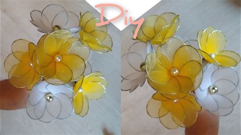 How to make a NYLON STOCKING Flower Nylon stocking flowers DIY Цветя от