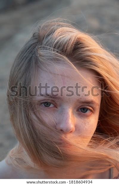 Sexy Closeup Portrait Attractive Blonde Female Stock Photo Shutterstock