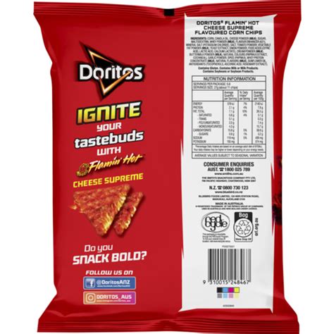 Doritos Corn Chip Flamin Hot 150g Shop Online At Marks Supa Iga In