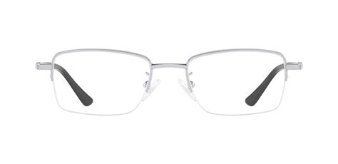 Rhapsody Rectangle Prescription Glasses Silver Womens Eyeglasses