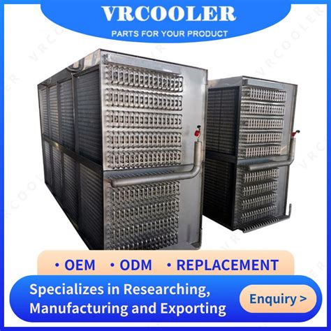 Ammonia Iqf Evaporator Used Stainless Steel Evaporative Coil China