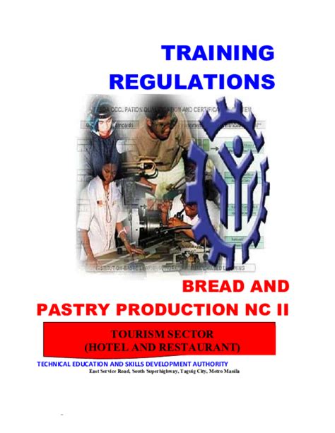 Pdf Tr Bread And Pastry Production Nc Ii