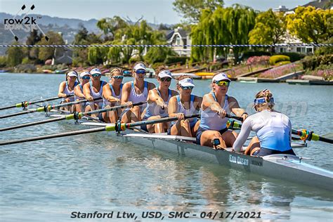 Stanford Ltw Vs Usd Vs Smc Women Rowing Photo