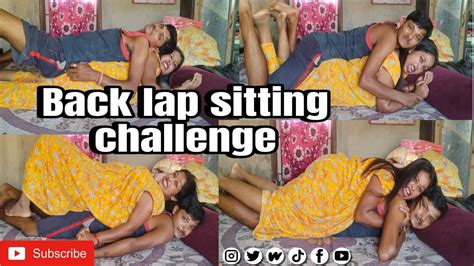 Back Lap Sitting Challenge Back Sleeping Video Funny Video