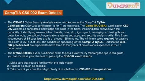 CompTIA CySA CS0 002 Practice Test Questions Pdf