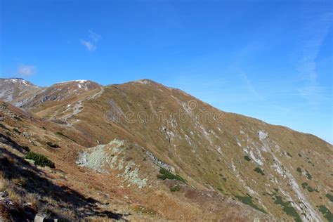 Czerwone Wierchy Tatra Berge Polen Stockbild Bild Von Himmel Berg