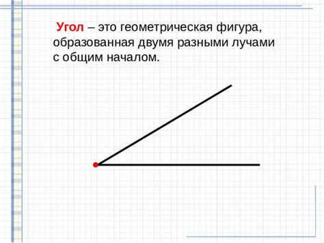 «В гости к семье Уголков» Угол. Виды углов.