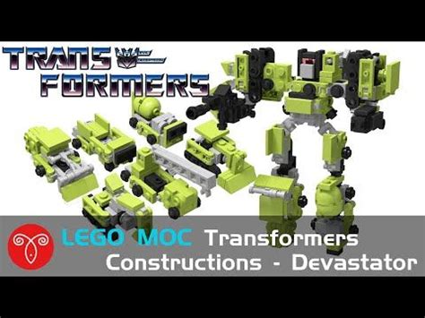 Lego Moc Transformer G Mini Devastator Constructions Instruction Mini