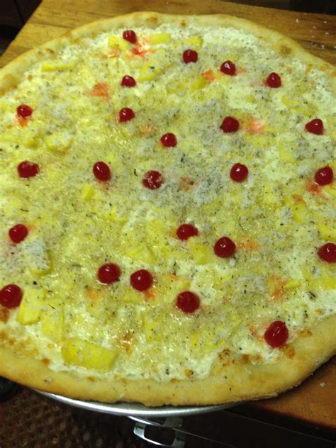 Pina Colada Pizza Mascarpone Cheese Mozzarella Cheese Butter Rum