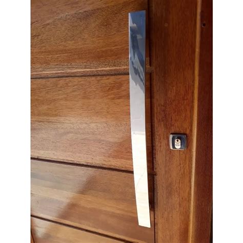 Puxador Para Porta Barra Chata Curvo 50 Cm Polido Shopee Brasil