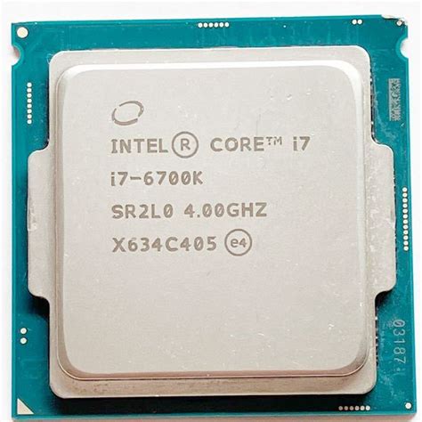 Yahooオークション Intel製cpu Core I7 6700k 400ghz Lga1151 ×1個