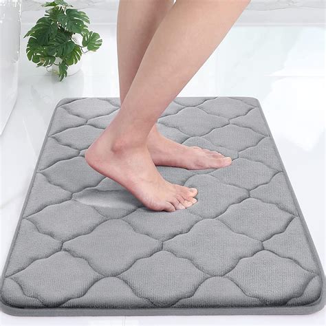 Homaxy Tapis de Bain Antiderapant Tapis Salle de Bain en Mousse à