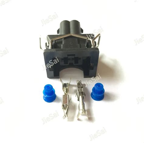 TYCO AMP 2 Pin женский автомобильный разъем EV1 Топливная форсунка ...