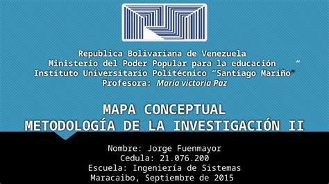 Pptx Metodolog A De La Investigaci N Mapa Conceptual Dokumen Tips