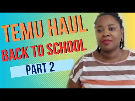 Huge Temu Haul Back To School Part Unboxing Temuhaul Temu