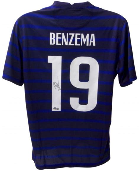 Karim Benzema Signed France National Team Jersey Beckett Pristine