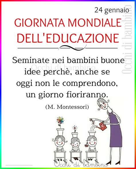 Gennaio Giornata Mondiale Dell Educazione