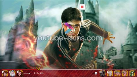 Harry Potter skin for youtube player