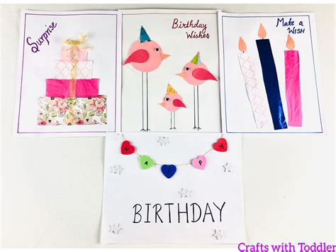 #birthday #birthdaycards #birthdaycrafts Birthday Card Craft, Simple ...