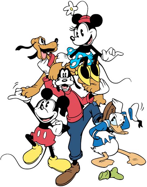 Classic Mickey Mouse And Friends Clip Art Png Images Disney Clip Art