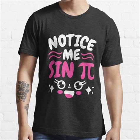 Notice Me Senpai Sin Pi Anime Math T Shirt For Sale By Jaygo Redbubble Japan T Shirts