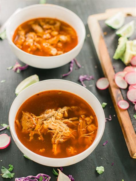 How To Make Red Chicken Pozole Posole De Rojo Dad With A Pan