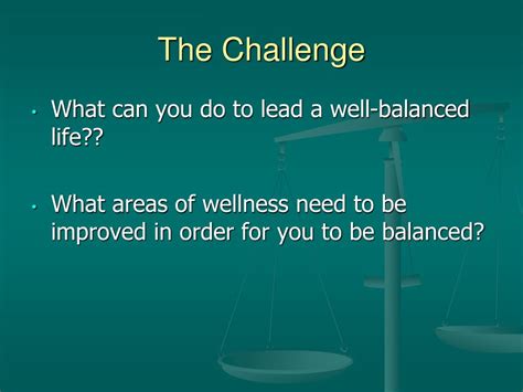 Ppt Living A Balanced Life Powerpoint Presentation Free Download