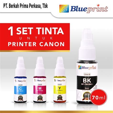 Jual Tinta Original BLUEPRINT 790 For Printer Canon G1010 G2010 70ML