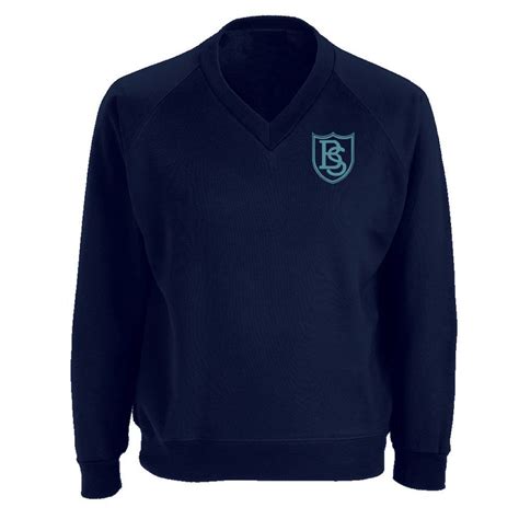 Boldmere Schools V Neck Sweatshirt Crested School Wear