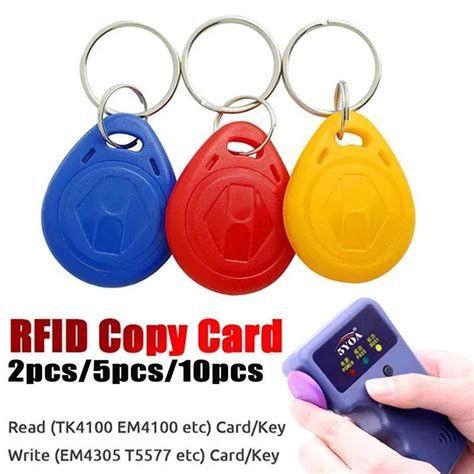 10PCS EM4305 125Khz Key Copy Rewritable Writable Rewrite EM ID T5577