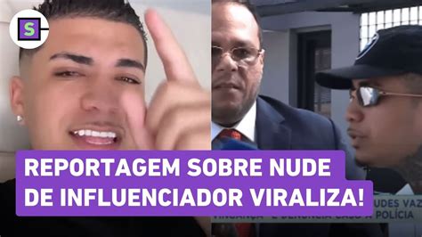 Reportagem Sobre Nude Cabeluda De Influenciador Viraliza Arthur Braz