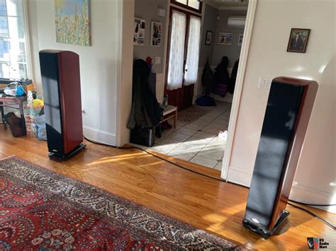 Polk Lsi M Tower Speakers In Cherry