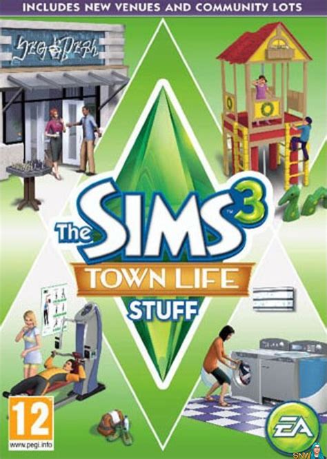 The Sims 3 Town Life Stuff Snw