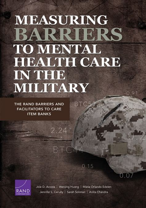 Measuring Barriers To Mental Health Care In The Military The RAND