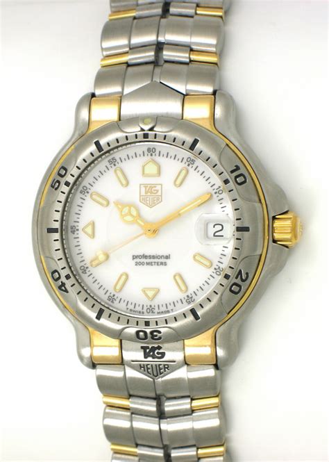 Tag Heuer Wh K Sold Out White Dial On K Gold