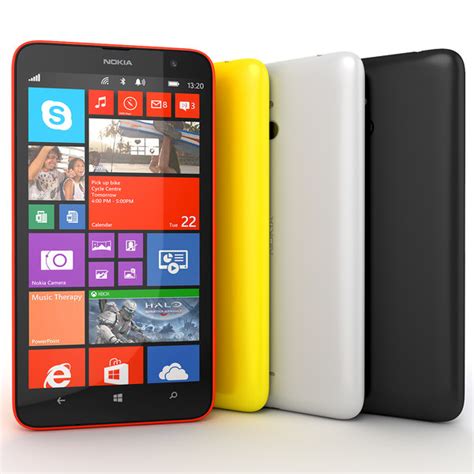 Nokia Lumia 1320 Phablet 3d Max