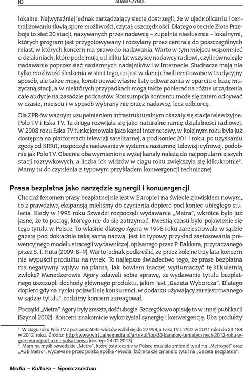 Konwergencja mediów w praktyce PDF Darmowe pobieranie