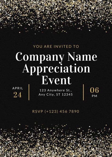 Corporate Event Invitation Templates Online Editable Corporate